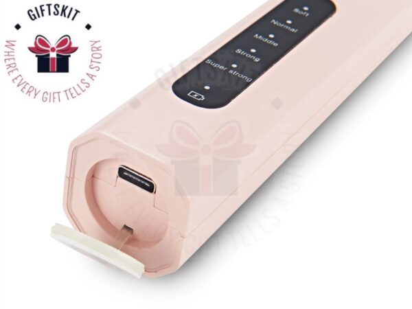 GIFTSKIT-TartarAway-Dental-Scaler-Pink-Model-B-Charging-Port