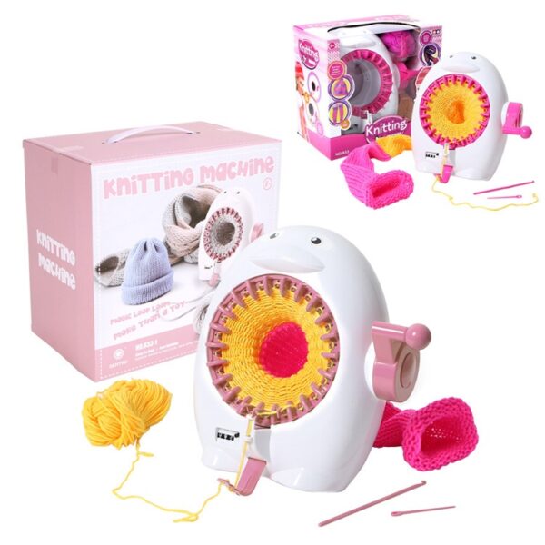pink-penguin-knitting-machine