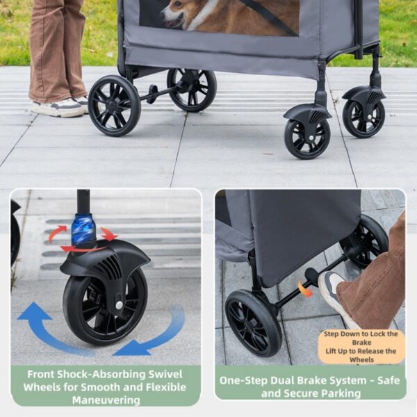shock-absorbing-dog-cart-wheels