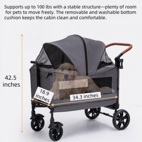 extra-large-dog-stroller-space