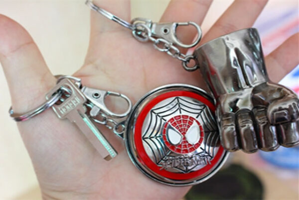 2D-3D-Spider-Man-metal-keychain-promotional-gifts-2