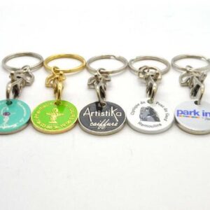 Customized-canadian-shopping-cart-coin-keychain