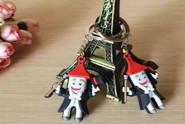 Customized-cute-cartoon-rubber-PVC-keychain-1