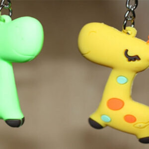 Green-and-yellow-little-cute-giraffe-keychain-promotion-gifts-2