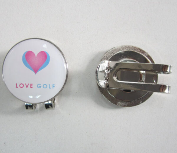 Magnetic-golf-hat-clip-with-customized-ball-marker-3