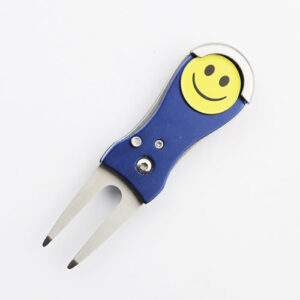 Wholesale-blue-fold-metal-golf-divot-repair-tool