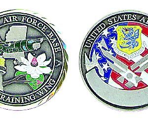 Customized air force graduation coin ceremony