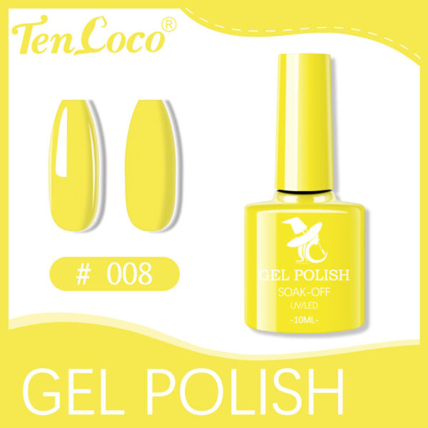 48-Color Nail Polish Set - Orange to Yellow Gradient - Image 6