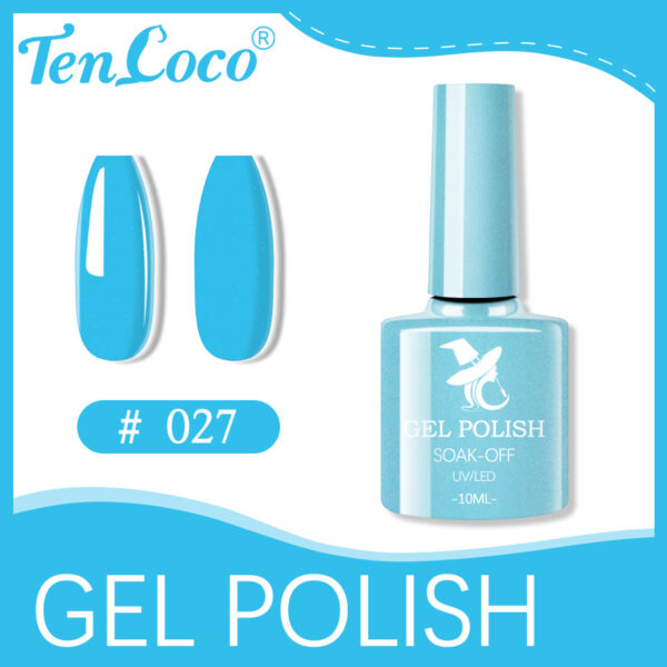 48-Color Nail Polish Set - Blue Shades Collection - Image 5
