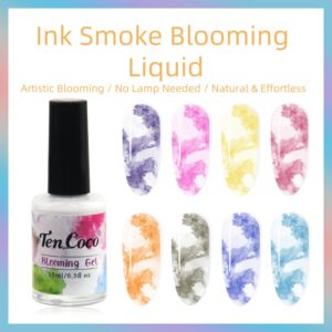 10-Color Marble Ink Dye - Quick-Dry Nail Art
