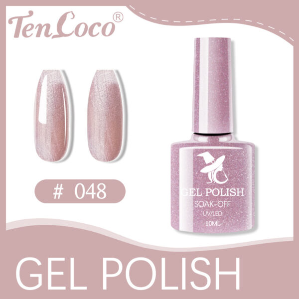 48-Color Glitter Nail Polish Set - Image 4