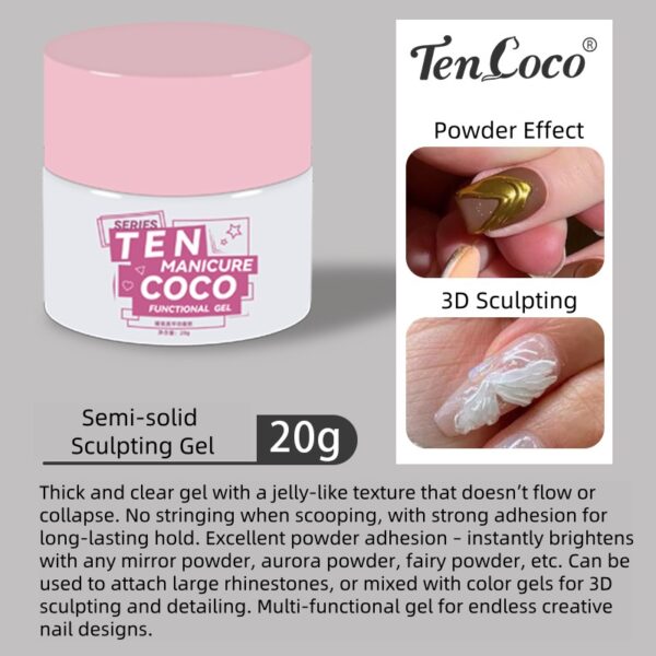 Jar Nail Gel - Multi-Functional for Creative Nail Art - Image 5