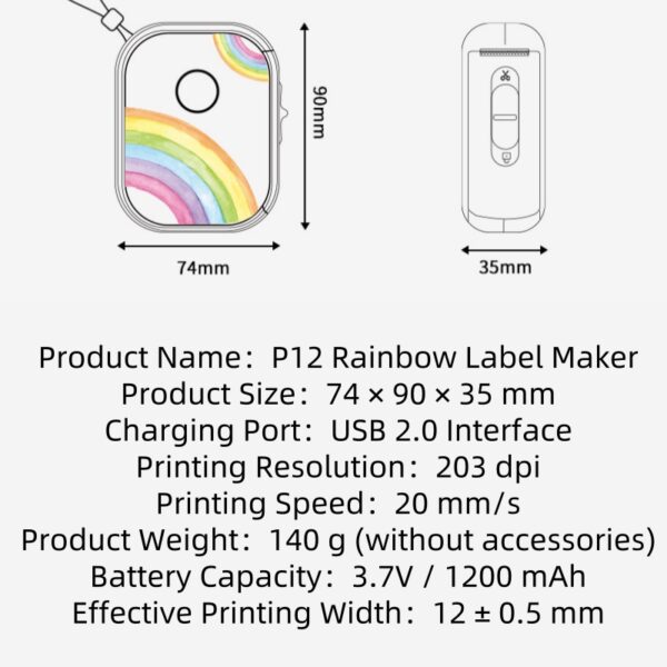 p12-mini-label-printer-specifications