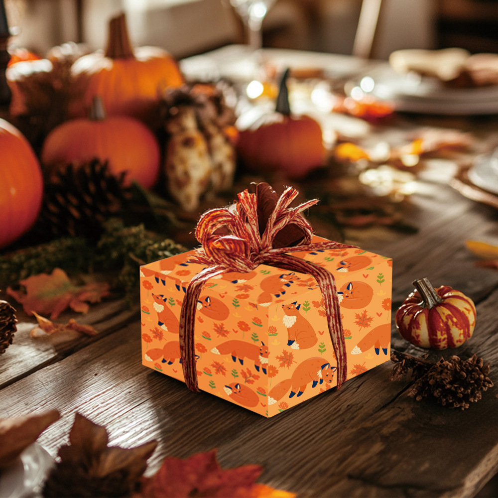 fall-wrapping-paper-leaves-pumpkins-holiday