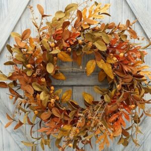 autumn-maple-leaf-wreath-home-door-decoration