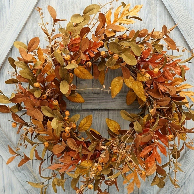 autumn-maple-leaf-wreath-home-door-decoration