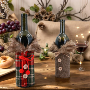 christmas-wine-bottle-dress-cover-decoration