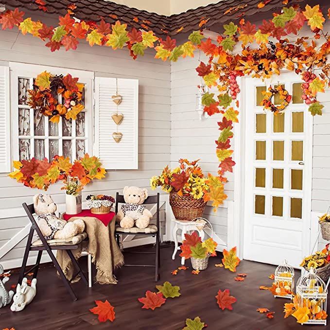fake-maple-leaf-autumn-decoration