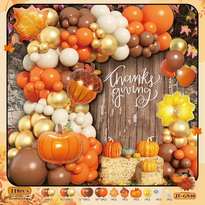 fall-party-orange-balloons