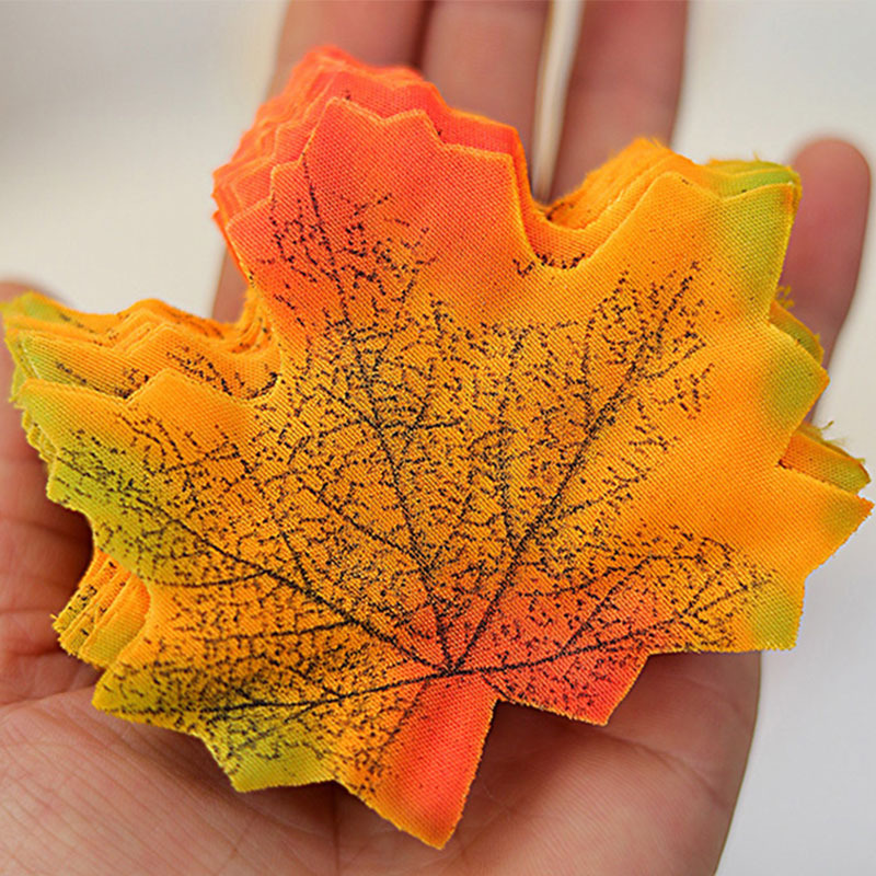 faux-maple-leaves-for-fall-decor