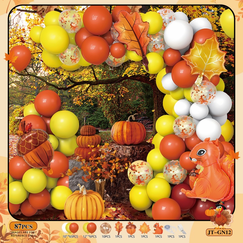 office-thanksgiving-decor-balloons