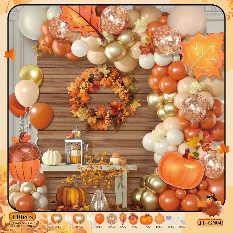orange-balloons-for-fall-celebration