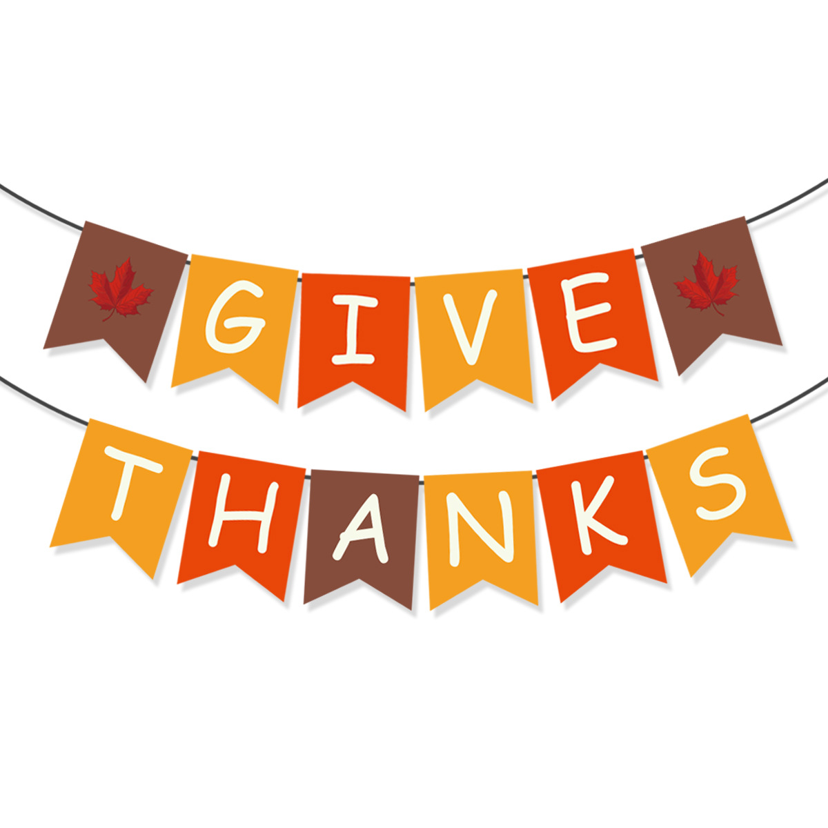 thanksgiving-banner-give-thanks-maple-leaf-pumpkin-decor