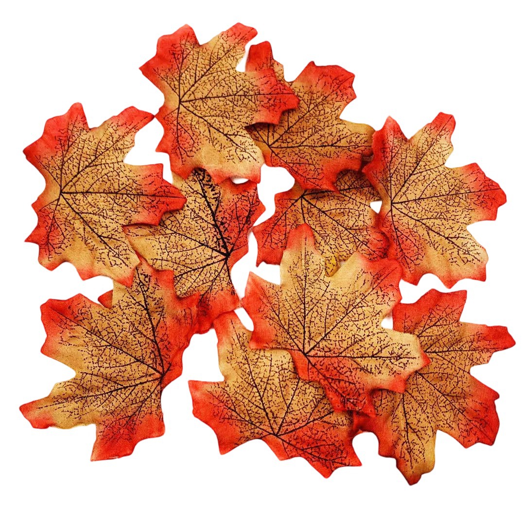 thanksgiving-gift-packaging-with-artificial-maple-leaves