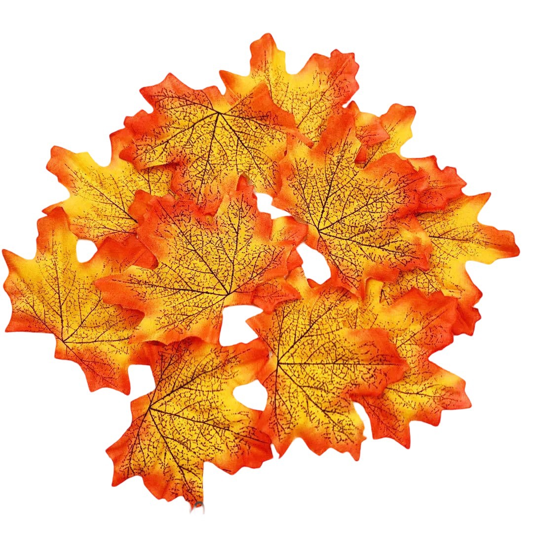 thanksgiving-packaging-decor-with-fake-leaves