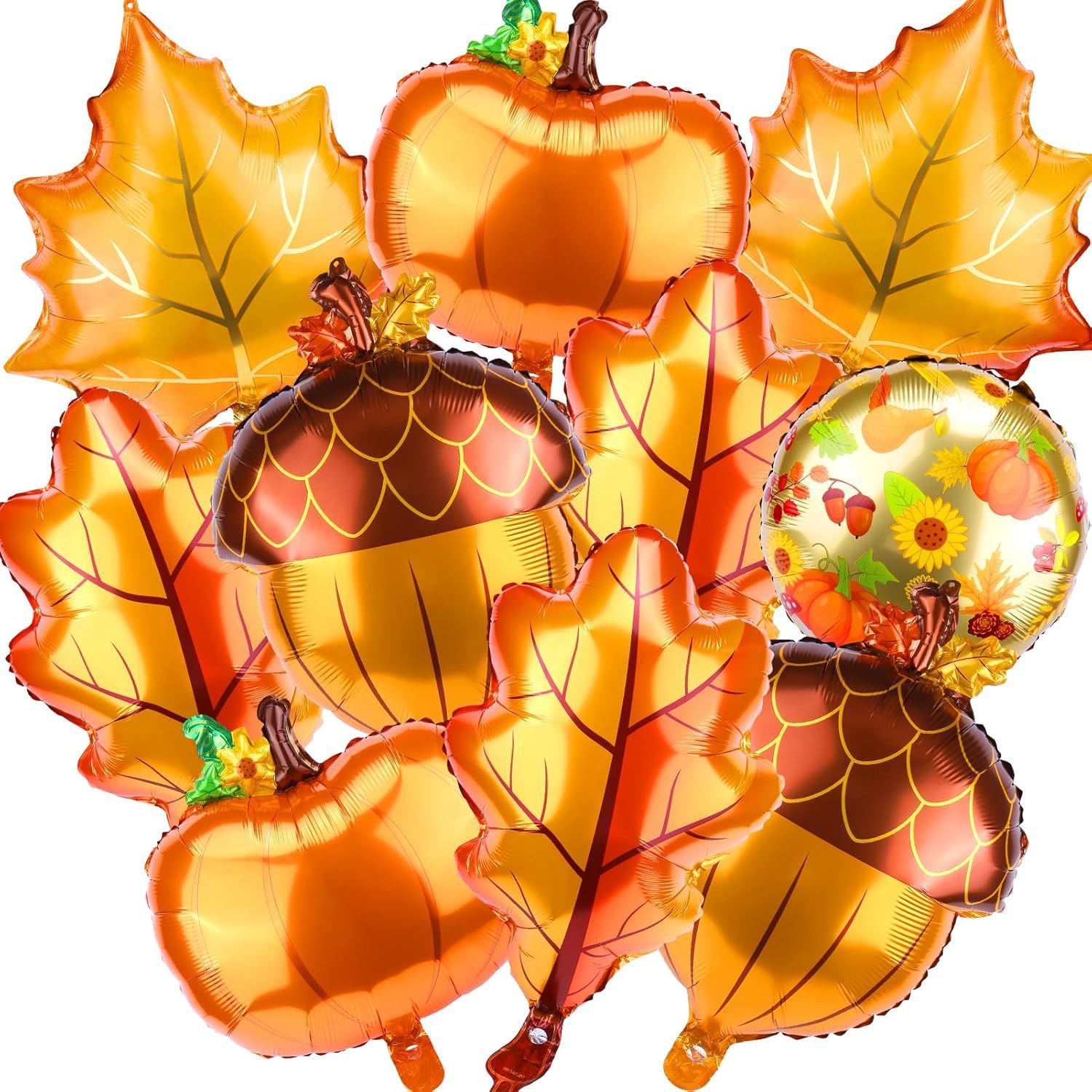 thanksgiving-pumpkin-foil-balloon-kit-for-party-decor