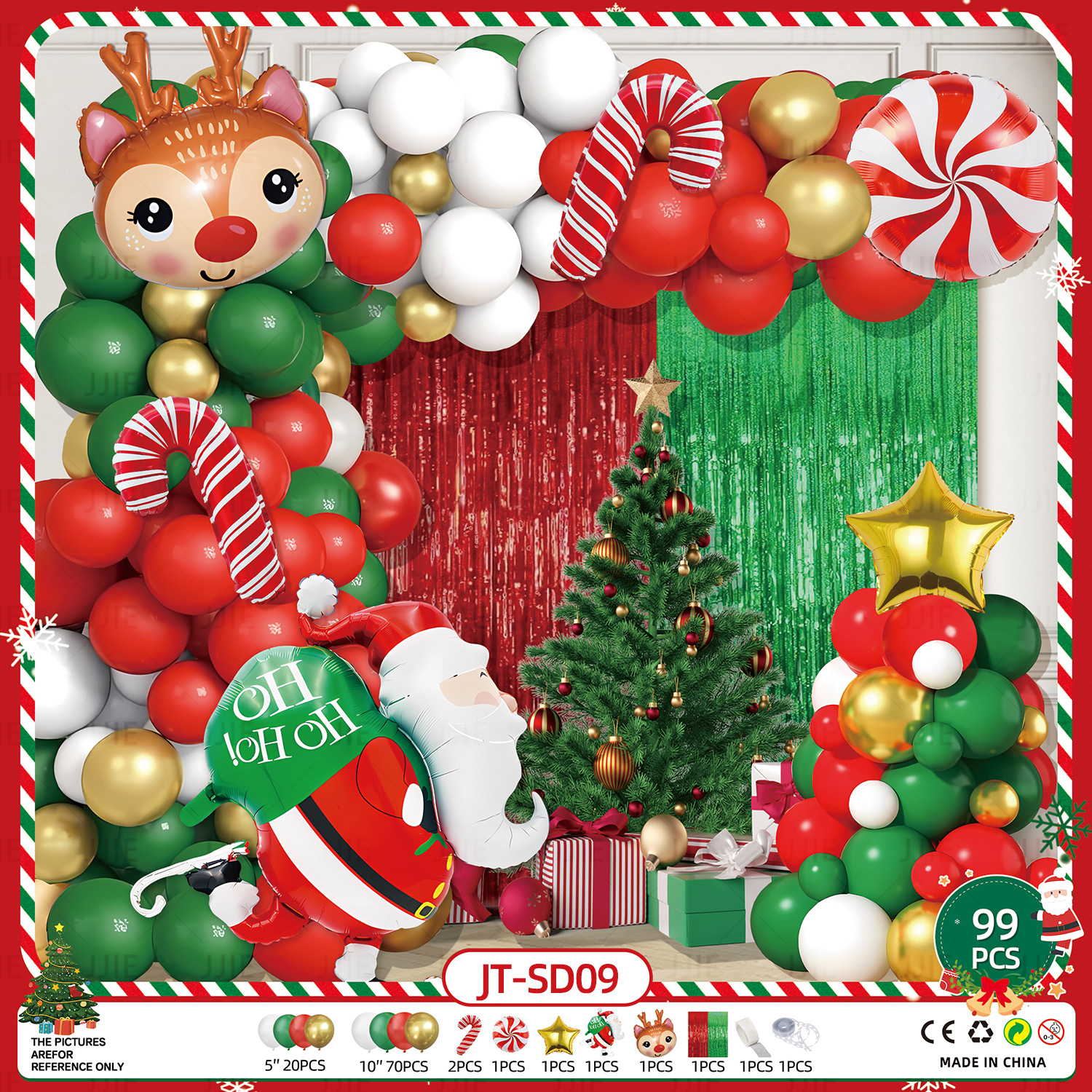 christmas-balloon-arch-for-party