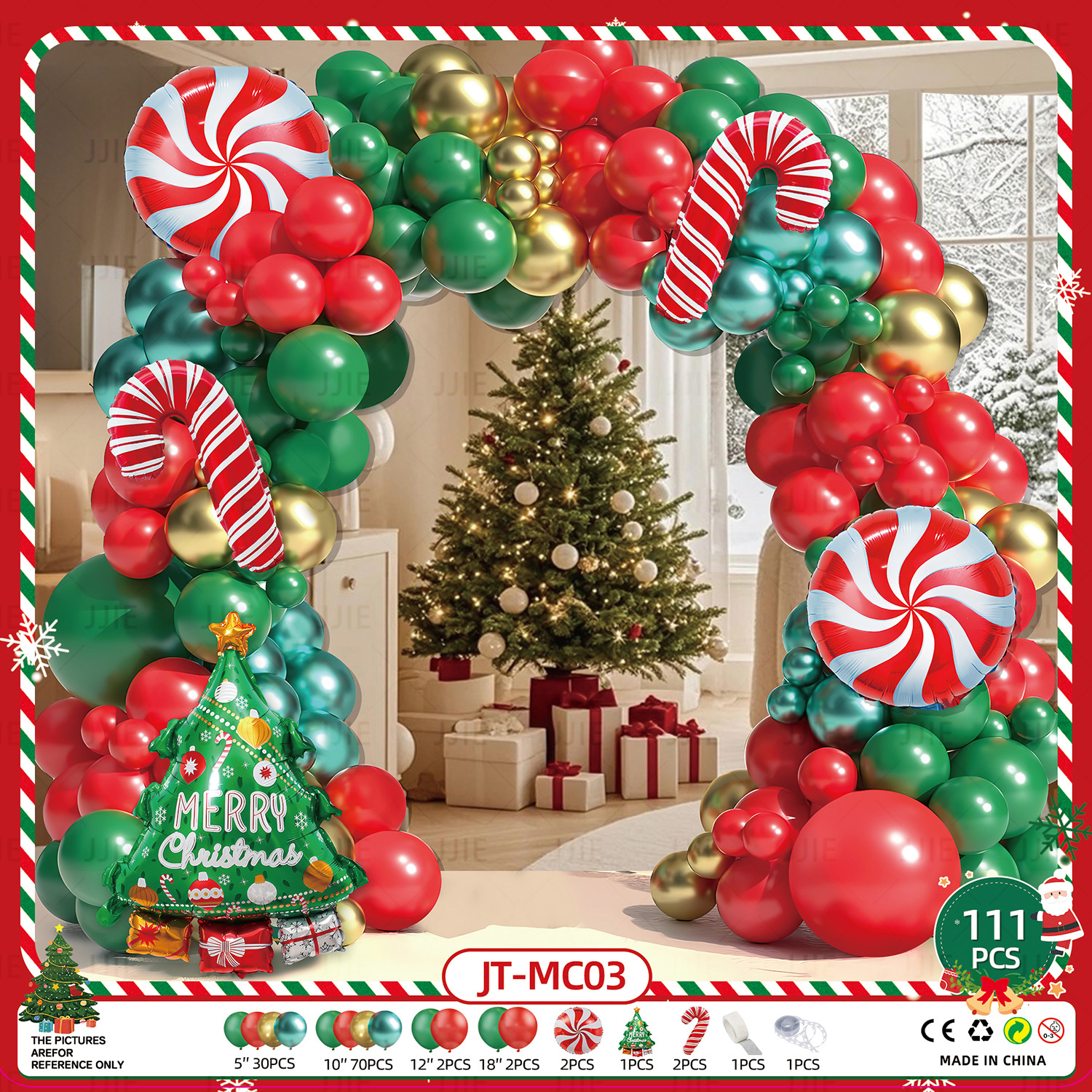 christmas-theme-balloon-decor
