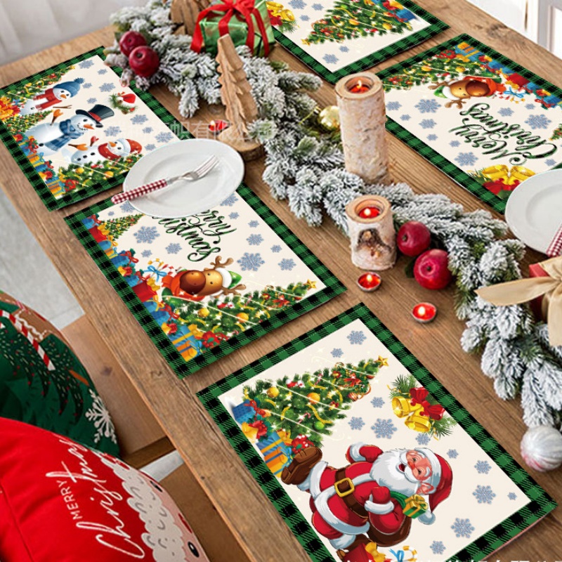 washable-linen-christmas-table-mats-heat-resistant