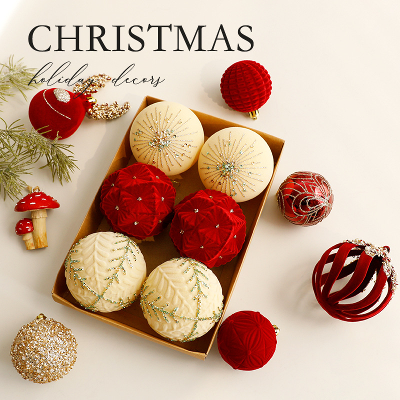 xmas-flocked-ball-home-decoration